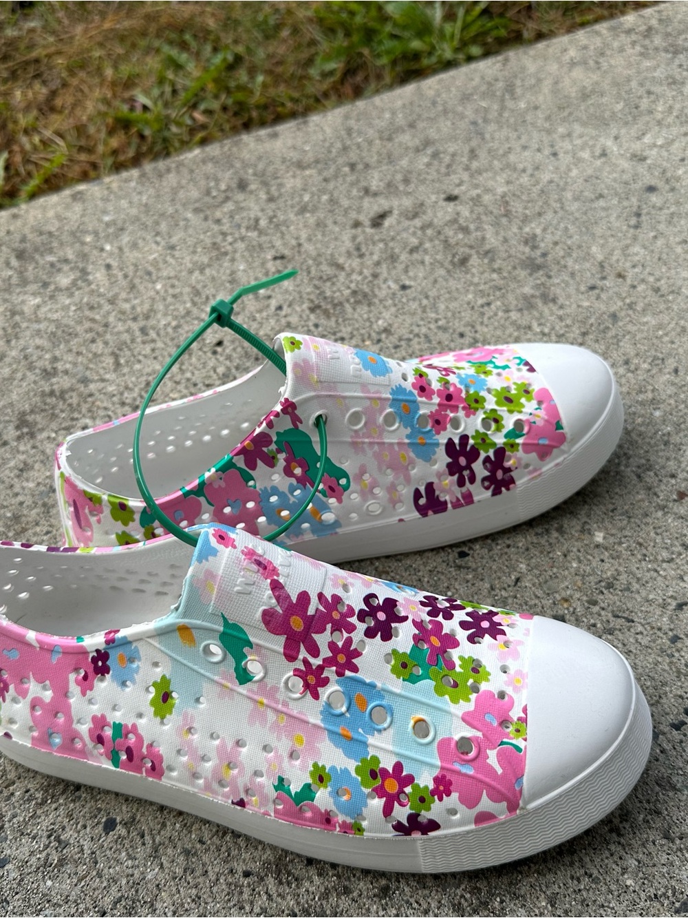 Native Women’s Floral Slip-On Sneakers in Multi-Color